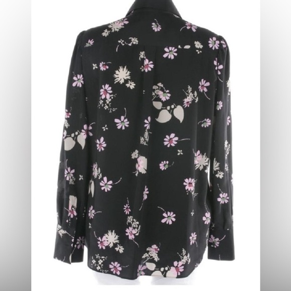 Valentino Pre-Fall 2017 Floral Silk Blouse Size US 2 - Picture 4 of 7